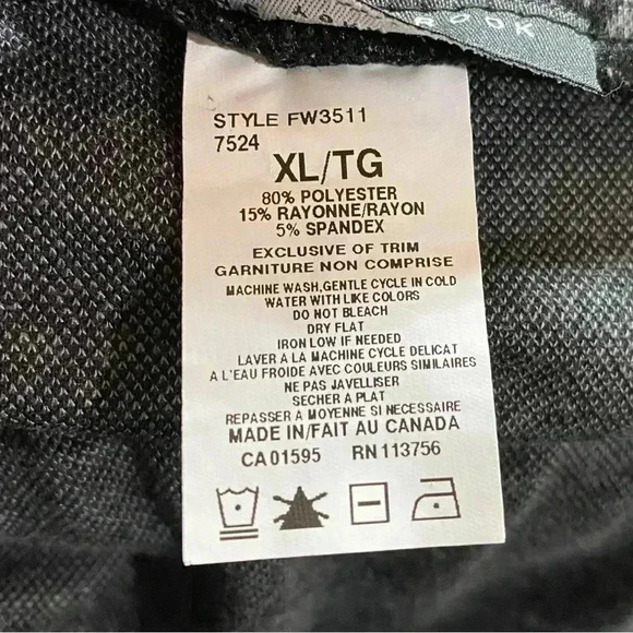 NWOT Beechers Brook, Geometric Pattern Stretch Knee-Length Skirt, XL, Black πΈ - Picture 4 of 8